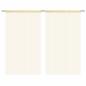 Preview: Fadenvorhänge 2 Stk. 100 x 250 cm Beige