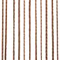 Preview: Fadenvorhänge 2 Stk. 140 x 250 cm Braun