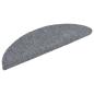 Preview: 15 Stk. Selbstkl. Treppenmatten Nadelvlies 56x17x3cm Hellgrau