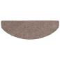 Preview: 15-tlg Selbstklebende Treppenmatten Nadelvlies 65x21x4cm Braun