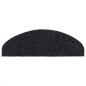 Preview: 15-tlg Selbstkleb. Treppenmatten Nadelvlies 65x21x4cm Schwarz