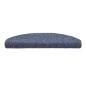 Preview: 15-tlg Selbstklebende Treppenmatten Nadelvlies 65x21x4cm Blau