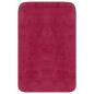 Preview: Badematten-Set 3-tlg. Stoff Fuchsia