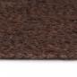 Preview: Teppich Handgefertigt Jute Rund 90 cm Braun