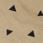 Preview: Teppich Handgefertigt Jute mit Dreiecksmuster 150 cm