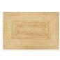 Preview: Teppich Handgefertigt Jute Natur 160x230 cm