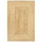 Preview: Teppich Handgefertigt Jute Natur 160x230 cm