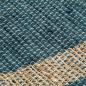 Preview: Teppich Handgefertigt Jute Blau 160x230 cm