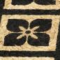Preview: Tischsets 4 Stk. Schwarz 38 cm Rund Jute