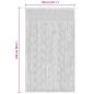 Preview: Makramee Vorhang 140×240 cm Baumwolle