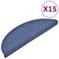 Preview: 15 Stk. Treppenmatten Blau 56 x 17 x 3 cm