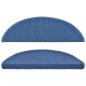 Preview: 15 Stk. Treppenmatten Blau 56 x 17 x 3 cm