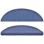 Preview: 15 Stk. Treppenmatten Blau 56 x 17 x 3 cm
