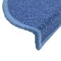 Preview: Stufenmatten 15 Stk. 56x17x3 cm Blau Halbrund