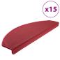 Preview: 15 Stk. Treppenmatten Bordeauxrot 65 x 24 x 4 cm