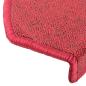Preview: 15 Stk. Treppenmatten Bordeauxrot 65 x 24 x 4 cm