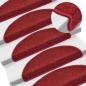 Preview: 15 Stk. Treppenmatten Bordeauxrot 65 x 24 x 4 cm