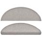 Preview: 15 Stk. Treppenmatten Taupe 65 x 24 x 4 cm