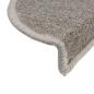 Preview: 15 Stk. Treppenmatten Taupe 65 x 24 x 4 cm