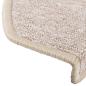 Preview: 15 Stk. Treppenmatten Taupe 65 x 24 x 4 cm