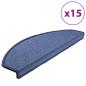 Preview: 15 Stk. Treppenmatten Blau 65 x 24 x 4 cm