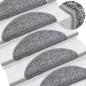 Preview: Treppenmatten 15 Stk. Grau 56x17x3 cm