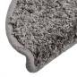 Preview: Treppenmatten 15 Stk. Grau 56x17x3 cm