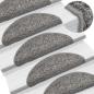 Preview: Treppenmatten 15 Stk. Grau 56x17x3 cm