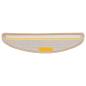 Preview: Stufenmatten 15 Stk. 56x17x3 cm Creme Halbrund