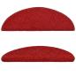 Preview: Treppenmatten 15 Stk. Rot 56x17x3 cm