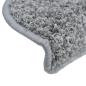 Preview: Treppenmatten 15 Stk. Grau 65x21x4 cm
