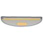 Preview: Treppenmatten 15 Stk. Grau 65x21x4 cm