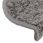 Preview: Treppenmatten 15 Stk. Grau 65x21x4 cm