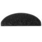 Preview: Treppenmatten 15 Stk. Schwarz 65x21x4 cm