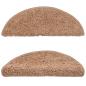 Preview: Treppenmatten 15 Stk. Beige 65x21x4 cm