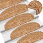 Preview: Treppenmatten 15 Stk. Beige 65x21x4 cm
