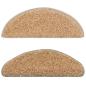 Preview: Treppenmatten 15 Stk. Creme 65x21x4 cm