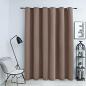 Preview: Verdunkelungsvorhang mit Metallösen Taupe 290 x 245 cm