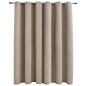 Preview: Verdunkelungsvorhang mit Metallösen Beige 290 x 245 cm