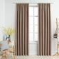 Preview: Verdunkelungsvorhänge mit Haken 2 Stk. Taupe 140x245 cm