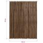 Preview: Verdunkelungsvorhang mit Haken Samt Beige 290 x 245 cm
