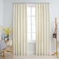 Preview: Verdunkelungsvorhänge mit Haken 2 Stk. Samt Creme 140x175cm