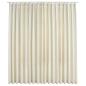 Preview: Verdunkelungsvorhang mit Haken Samt Creme 290 x 245 cm