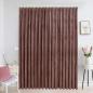 Preview: Verdunkelungsvorhang mit Haken Samt Antik-Rosa 290 x 245 cm