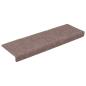 Preview: Treppenmatten 15 Stk. Nadelvlies 65x21x4 cm Braun