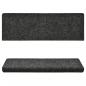 Preview: Treppenmatten 15 Stk. Nadelvlies 65x21x4 cm Grau
