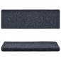 Preview: Treppenmatten 15 Stk. Nadelvlies 65x21x4 cm Blau