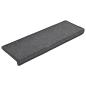 Preview: Teppich-Treppenstufen 15 Stk. 65x21x4 cm Dunkelgrau