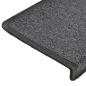 Preview: Teppich-Treppenstufen 15 Stk. 65x21x4 cm Dunkelgrau