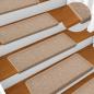 Preview: Teppich-Treppenstufen 15 Stk. 65x21x4 cm Hellbraun